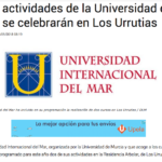 Two activities of the Universidad del Mar will be held in Los Urrutias