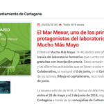 The Mar Menor, one of the main protagonists of the formative laboratory of Much More May