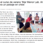 Start the summer course ‘Mar Menor Lab. Art and Science for a landscape in crisis’