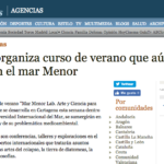 Unimar organizes a summer course that combines art and science in the Mar Menor
